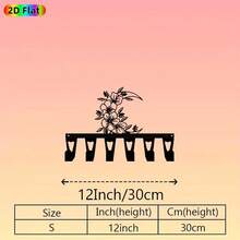 CIFbuy Wall Sculpture 1 Simple Flower Key Hanger, Metal Wall Art, Key Sorting Rack With 6 Hooks, Simple Flower Key Hooks, Iron Craftsmanship, Suitable For Room Decor,Wall Decor - Multicolor - View 4