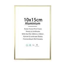 1/2个 11.8英寸 x 15.7英寸 金色铝合金相框，A3装饰相框，A4现代家居装饰艺术相框，简约时尚金色铝合金装饰相框 - 金色 - 查看 25