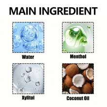 椰子油牙膏，超级美白，温和深层清洁，基础清洁效果，蕴含天然植物萃取物和椰子油，持久清新口气，居家口腔护理 - 白色 - 查看 6