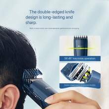 Tông đơ cắt tóc điện Philips HC3688 có thể rửa được, có nhiều chế độ cắt tóc - Màu xanh hải quân - Xem 2