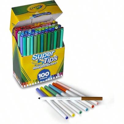 Marcadores Punta Fina 100 Colores Surtidos para Detalles Dibujo Lettering Arte Manualidades