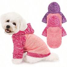 Sueter para perro sueteres para perros pequeños paquete de 2 3 ropa calida y suave para mascotas para cachorros gatos medianos y grandes perros para niñas o niños camisa para perros - XS+chamarra gris+azul marino - Ver 8