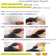 Motor Bike Helmet Hair Accessories with Suction Cup, Bowknot or Rose, Many Colors for Stylish Riding - De azul profundo a morado - Ver 6