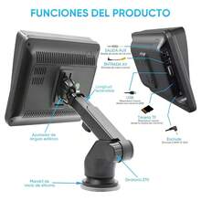 Estéreo CarPlay 5400 7'' HD Touch Bluetooth Apple Carplay Android Auto - Multicolor - Ver 2