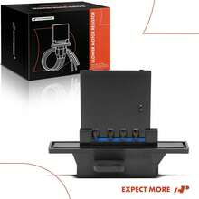 A-Premm HVAC - Resistencia de motor de soplador compatible con vehículos INFINITI y Nissan - G20, Altima, Maxima, NX, Pathfinder, Pathfinder Armada, Sentra - parte delantera, reemplazo# 271500W014, - negro - Ver 8