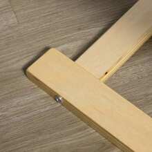 HOMCOM Relaxing Armchair, Rocking Chair With Adjustable Footrest, Linen-Look Lounge Chair, Birch Wood Dining Chair, Black - Black - View 8