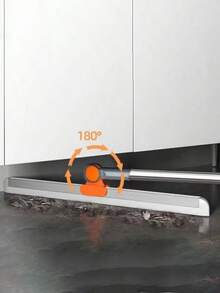 神奇硅胶扫帚，两用橡胶拖把，家用浴室地板橡胶拖把，可伸缩硅胶刮刀，超长超厚，方便清洁地板，适用于浴室和厨房，宠物毛发去除，家居必备