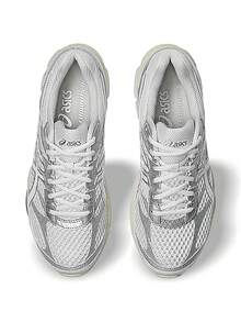 Asics Giày thể thao Gel-Cumulus 16 Unisex, thoáng khí, thấm hút mồ hôi, đa năng, logo chắc chắn, độ đàn hồi tốt, dễ giặt, thích hợp cho thể thao ngoài trời, chạy bộ, đi học hàng ngày, màu bạc trắng 1203A733-102 - Bạc/trắng - Xem 7