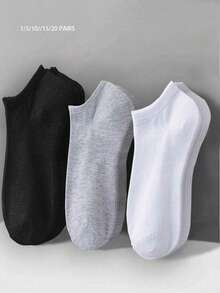 40/30/20/15/10/5/3/1 Par de Calcetines para Mujer, Calcetines Invisibles, Calcetines Cortos, Calcetines Blancos, Calcetines Grises, Calcetines Negros, Calcetines para Mujer, Calcetines Lindos, Calcetines para Niñas, - Multicolor - Ver 19