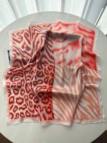 1 pièce Foulard carré de 70 cm en faux soie à imprimé cachemire, nouveau bandana pour le printemps/été, accessoire polyvalent de ceinture de taille pour femmes, bandeau, fichu mode