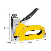 Professional Manual Hand Tacker – Durable Staple Gun For Upholstery, Furniture Repair, And Woodworking – Versatile 3-In-1 Design - Multicolor - View 3