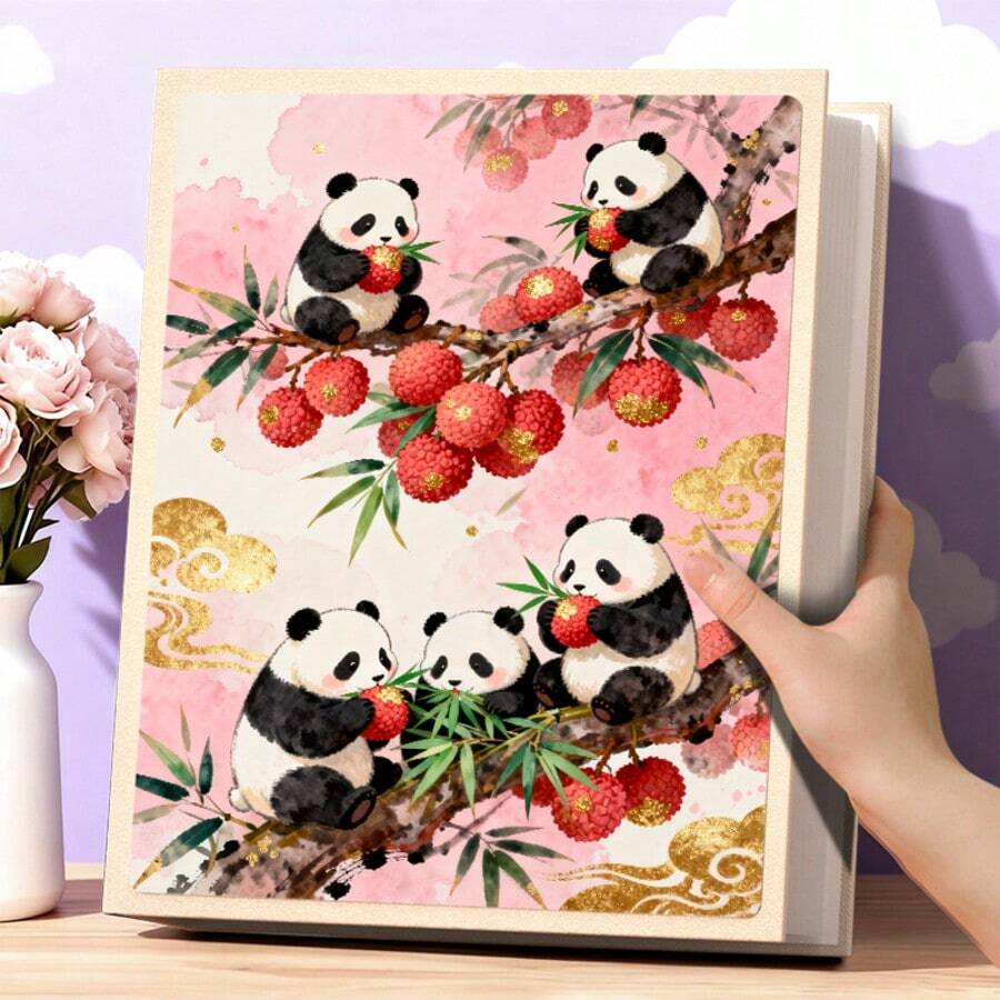 6英寸相册，大容量200页，天鹅绒材质，适合家庭、婚礼、周年纪念、旅行、毕业等场合，是理想的礼物之选。 - 彩色 - 查看 1