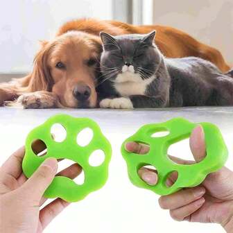 Pet Hair Remover, Cat Claw Silicone Hair Remover Lint From Clothes Lint Dryer For Dogs And Cats,Reusable Dog & Cat Hair Remover Tool,Double-Sided Reusable Washable Cleaning Tools,Dog & Cat Hair Catcher For Clothes, Sofa, Car,Efficient Hair Removal, Easy To Clean