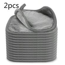 2pcs Reusable Makeup Remover Cloths, Ultra Soft Microfiber Face Towels, Suitable For All Skin Types, 6" X 6" Women's Facial Cleansing Cloth - Multicolor - View 12