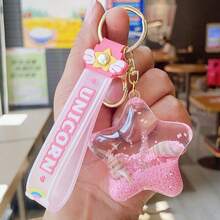 1pc Casual Street Style Sand Star Seashell Creative Keychain, Couple Pendant, Bag Charm, Small Gift, Car Accessory - Multicolor - View 11