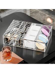 Hộp đựng kính mắt và kính râm bằng acrylic, tủ trưng bày nhiều tầng dạng ngăn kéo để bàn, giá đựng chống bụi, hộp đựng phụ kiện, giá để kính, hộp đựng kính râm bằng acrylic dày, hộp đựng đa chức năng tối giản chống bụi dạng ngăn kéo để bàn, ngăn trong suốt, hộp đựng đồ dùng mùa hè cho nữ, quà tặng tựu trường. - trong suốt - Xem 6