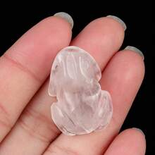 1795-1in Carved Frog Natural Crystal Agate Stone Miniature Animal Craft Ornament - Nhiều màu - Xem 9