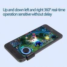 Mobile Game Joystick Suction Cup, Anti-Sweat Game Controller, Convenient Operation, Assist Game Control, Enhance Gaming Experience - Blue - View 2