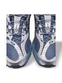 Asics Giày thể thao Gel-Nimbus 10.1 Unisex, thoáng khí, thấm hút mồ hôi, đa năng, logo chắc chắn, độ đàn hồi tốt, dễ giặt, thích hợp cho thể thao ngoài trời, chạy bộ, đi học hàng ngày, màu xanh đậm, bạc, đen 1203A543-021 - Xanh đậm/bạc/đen - Xem 7