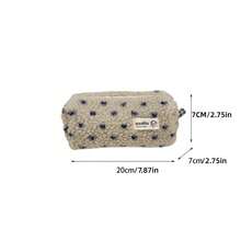 1pc Makeup Bag Red Grey Brown Green Blue Little Heart Cosmetic Bag, Lipstick Pack,Women Bags For Make Up , Small Bag Storage Makeup Case,Travelling Bags For Ladies,Pencil Case Daily Big Large Capacity Makeup Brushes Holder Travel Toiletry Bag Organizer Make Up Bag, Pencil Pouch