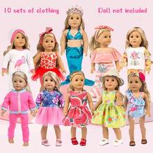 (Doll Not Included) 10 Different Outfits For 16-18 Inch Lifelike Dolls, Fulfilling The Needs Of Doll Dress-Up, A Great Toy For Girls, Perfect For Dress-Up Games, And A Wonderful Birthday Gift And Party Favor. - 衣服套裝 - 查看 2