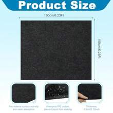 YQQ Alfombra para tienda de campaña portátil impermeable para debajo de la tienda de campaña suministros de camping para camping picnic manta de suelo al aire libre suministros de picnic 6.23 x2179 - como en la foto - Ver 3