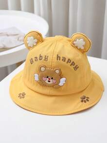 Baby Hats, Cute Bear Design Sun Protection Baseball Cap For Toddlers, Boys & Girls, Spring/Autumn - Bear Wings - View 9