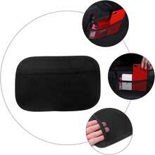 Bolsa de Almacenamiento para Coche Negra Grande 2 Unidades Bolsa Montada para Asiento de Automóvil Organizador para Artículos Diversos y Red de Almacenamiento Adecuado para - 1 - Ver 3