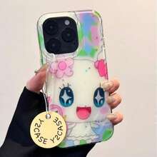 17 Pro,Phone Cases,16,17,15,16 Plus Phone,Ins Korean Cartoon TamagotchiS Phone S25 S24 S23 S22 S21 FE Ultra Plus 4G 5G Texture Back Cover.Accessories. - YSK-325YS251013101 - Xem 7