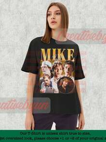 Mike Faist Shirt, Mike Faist Vintage Shirt, Mike Faist Fan Shirt, Mike Faist Sweatshirt - 黑色 - 查看 1
