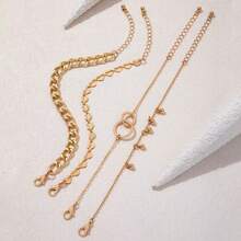 Open Bracelet Plated In European And American Gold With Infinity Symbol, Women's Jewelry - 金色 - 查看 2