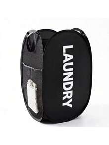 1个可折叠弹出式脏衣篮，带结实加固提手，采用耐用牛津布面料，防水透气，轻便省空间，是冬季居家收纳和夏季海滩/泳池度假的必备之选，适用于浴室/卧室/洗衣房/户外等多种场合，方便携带，可重复使用。