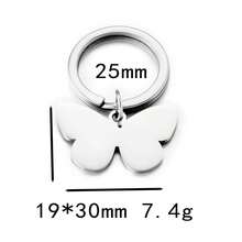 Personalized Butterfly-Shaped Pendant, Dog ID, Free Engraving Of Pet Name And Number, Zinc Alloy, Anti-Loss