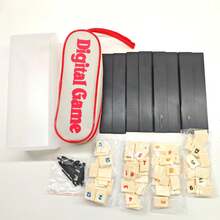 The Complete Original Game With Full-Size Racks And Tiles In A Canvas Storage/Travel Case By Pressman - Burgundy - View 8