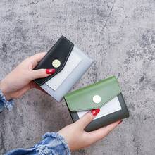 Cartera de Mujer Corta y Sencilla - Negro - Ver 10