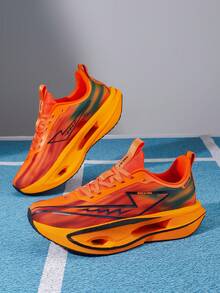 L.S.W.P 男女通用透气跑步鞋 - 低帮稳定设计，加厚防滑耐用EVA外底，舒适透气面料鞋面，适合公路、越野和健身训练 - 四季舒适，尺码齐全，中性风格，运动休闲鞋，时尚简约面料，男士交叉训练鞋，日常休闲运动鞋，跑步鞋。 - 桔色 - 查看 7