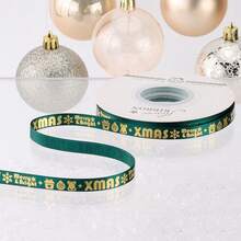 Christmas Themed Decorative Organza Ribbon, Christmas Tree Decor Ribbon, Holiday Gift Box Tie, Party Decoration Colorful Ribbon - Multicolor - View 8