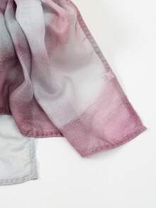 1条女士波西米亚水彩印花头巾，防晒头巾，优雅百搭围巾披肩，适合日常佩戴、海滩度假等场合 - 473-彩色 - 查看 10