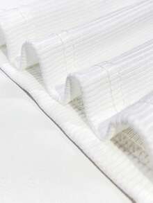 Ribbed Button Square Neck Cami With Bra - Slim Fit Women's Tank Top - White - View 8