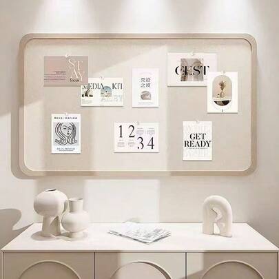 1pc Multi-Color Felt Display Board, 1pc Vintage Felt Decorative Panel, 1pc Photo Wall