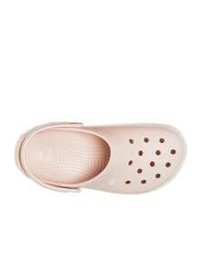 Crocs Crocband QaQ 男女通用成人运动木屐 轻便透气速干防滑鞋底 柔软亲肤衬里 易穿脱 耐用多功能 日常居家健身房郊游泳池海滩旅行度假下班后 粉色 11016-6UR - 粉紅色 - 查看 3