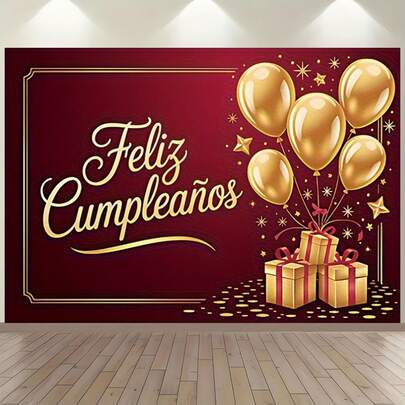 1 pieza Elegante globo dorado y rojo, diseño de caja de regalo y estrella brillante, adecuado para decoración del hogar, oficina o habitación, decoración de fiesta de cumpleaños, múltiples tamaños, decoración de fiesta multifuncional, decoración unisex, decoración interior y exterior, estudio de fotografía, decoración de jardín, decoración de fiesta y cabina telefónica.