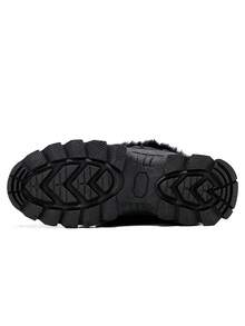 女士冬季高帮多功能保暖雪地靴 女士户外防滑徒步靴 新款女士冬季加大码高帮防滑长筒靴 女士保暖加厚冬靴 女士高筒靴 女士全黑保暖工装靴 女士保暖加厚雪地靴 女士滑雪靴 女士时尚保暖旅行雪地靴 女士户外徒步靴 - 黑色 - 查看 9