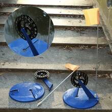 2pcs/Set Automatic Fishing Reel, Ice Fishing Flip-Up Bobber & Flag Indicator Kit, Designed For Winter Fishing Enthusiasts