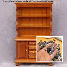 10/20/30pcs Mixed Miniature Simulation Fixed Mini English Books, 1:12 Dollhouse Accessories, DIY Furniture Models, Decorations, New Year Gift, Valentine's Day Gift, Micro World, Furniture Toy, Party Decor, Fairy Mini Bookshelf