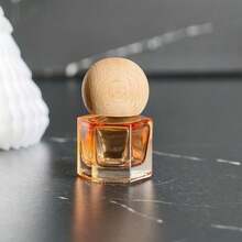 1个8毫升精油样品瓶，琥珀色玻璃滚珠瓶，可重复灌装 - 彩色 - 查看 8