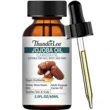ThunderLea 荷荷巴油 - 滋养头发和肌肤，卸妆按摩 | 100% 天然植物油 - 棕色 - 查看 12