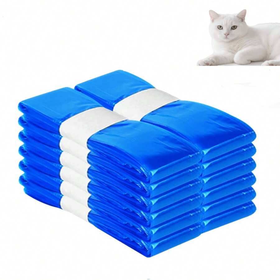 12 Pack Cat Litter Refill, Compatible With Genie Cat Litter, 100% Enhanced Odor Control - Blue - View 1