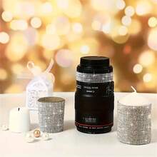 1Roll/2Rolls Self-Adhesive Rhinestone Stickers, For DIY Decoration, Glitter Ribbon Stickers With Rhinestones, Can Be Used For Craft Making, Home Decor/Gift Decoration (Length 91cm) - Silver - View 4