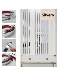 Dekoracyjne paski PCV, samoprzylepne paski dekoracyjne PCV z połyskiem, naklejki ścienne 3D, obrzeża meblowe, listwy wykończeniowe do luster, rolka 5 metrów na ściany, ekrany, listwy wykończeniowe do luster w salonie, listwy sufitowe i ścienne, wystrój domu i biura